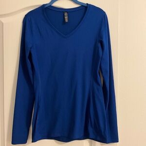 Under armour gorgeous, blue, cold gear shirt, size medium